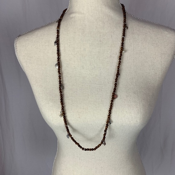 Simple brown necklace - Picture 1 of 3